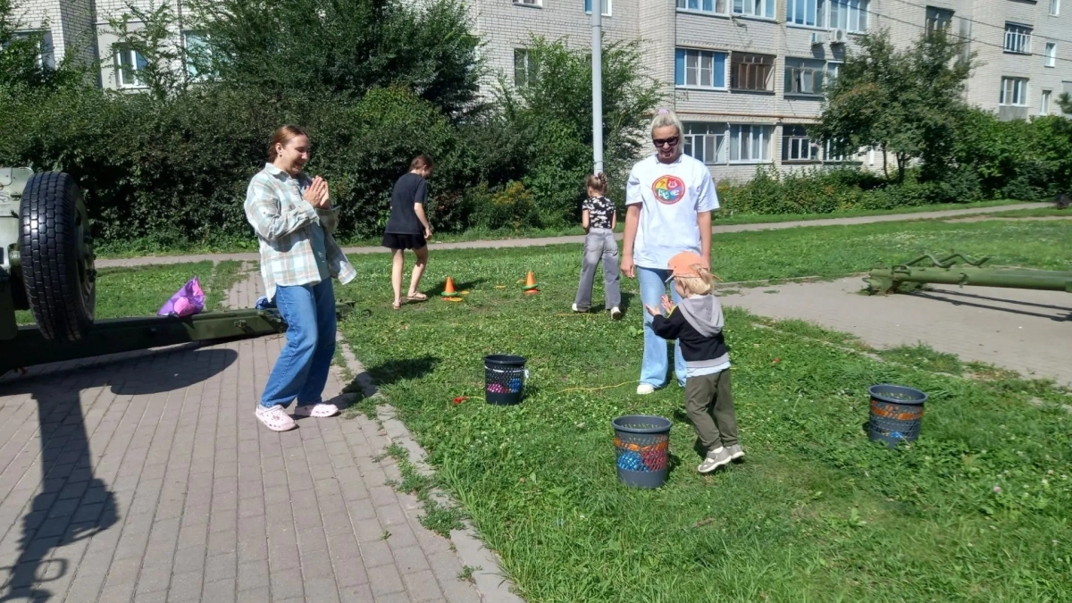 В Тамбове для школьников продолжают проводить мероприятия проекта "Лето во дворе"