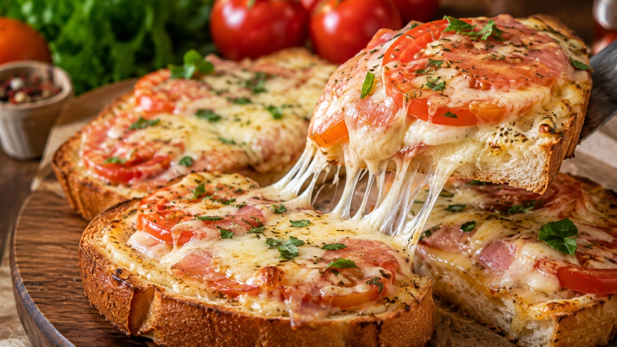 Хлебушек в шубке готовлю на завтрак, обед и на ужин: получается вкуснее итальянской пиццы