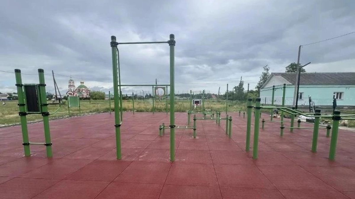 В посёлке Сатинка открыли новую площадку для сдачи нормативов ГТО