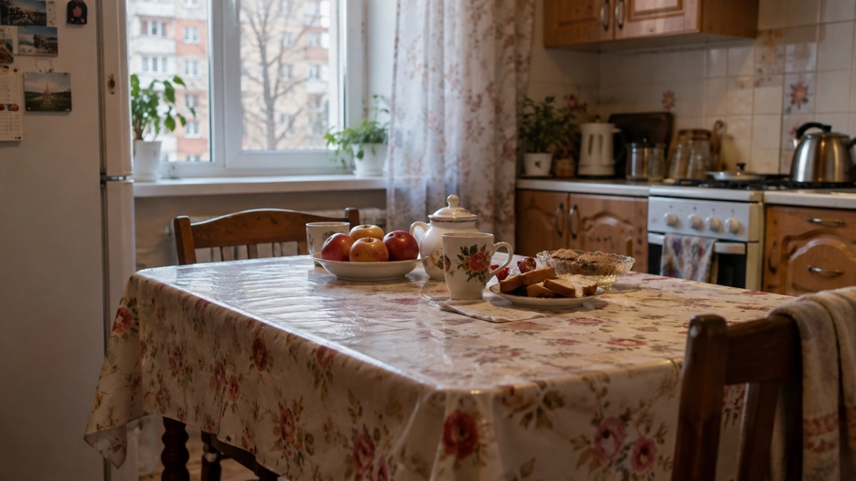 Клеёнку отправьте на заслуженный отдых: 4 замены, с которыми обеденный стол выглядит легче и дороже