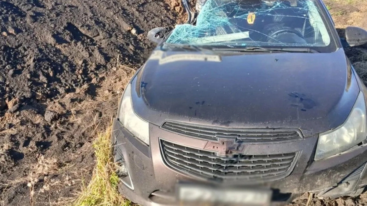 В Сампурском округе в результате аварии с участием экскаватора и легкового автомобиля травмирована женщина