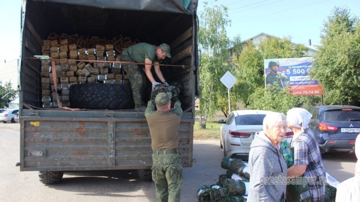 Гуманитарный груз из Сампурского округа отправлен на Харьковское направление