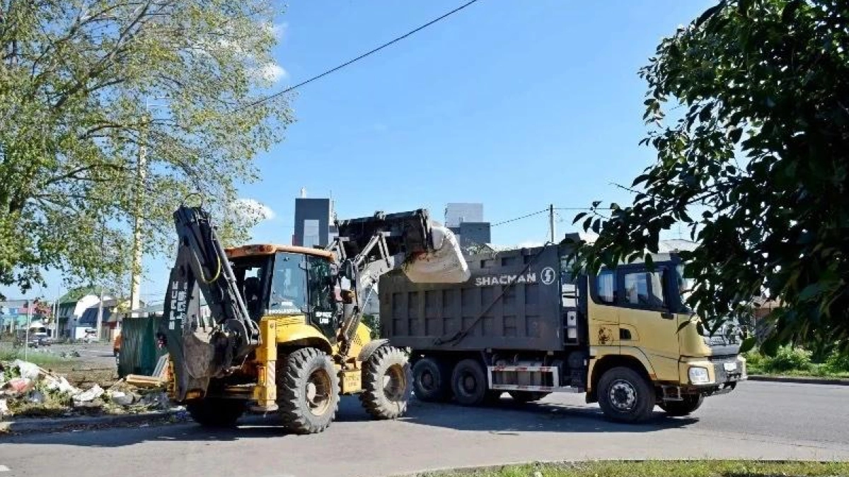 В Тамбове увеличили число машин для вывоза отходов с контейнерных площадок