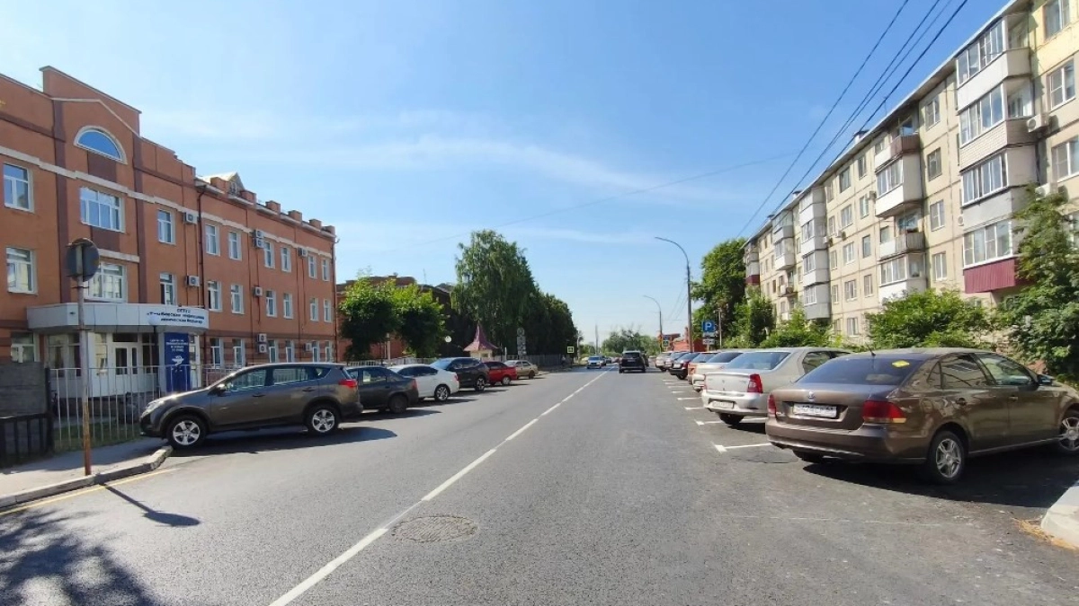 В Тамбове завершили ремонт улиц Чичканова и Бориса Васильева