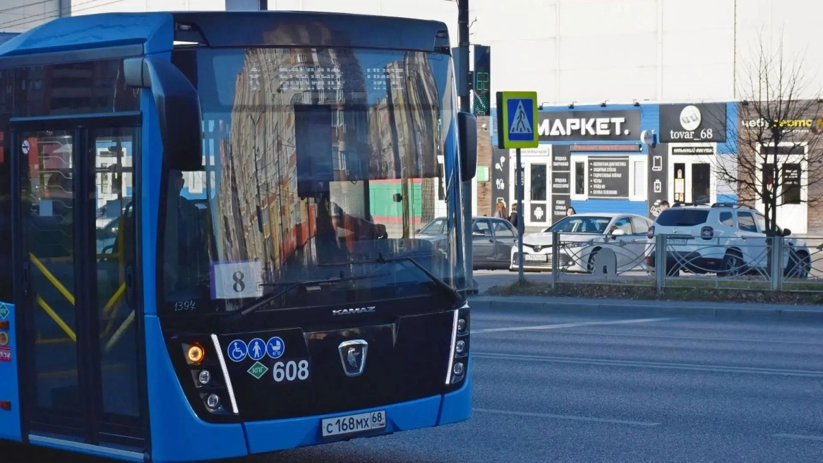 В Тамбове интервал движения автобусов №8 сократят с 30 до 12 минут