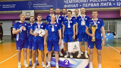 Волейбольный клуб "Тамбов" завоевал серебро чемпионата ЦФО среди команд Первой лиги